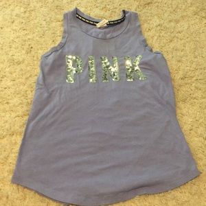Vs pink sequin top